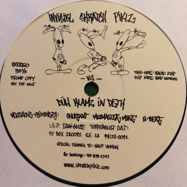 Invisibl Skratch Piklz - Invisibl Skratch Piklz Vs. Da Klamz Uv Deth (Furious Ostrich Tracks) | Asphodel (KOD-001) - 2 Invisibl Skratch Piklz - Invisibl Skratch Piklz Vs. Da Klamz Uv Deth (Furious Ostrich Tracks) | Asphodel (KOD-001) - 2