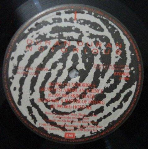 Duran Duran - Notorious | EMI (31C 064 240659) - 3