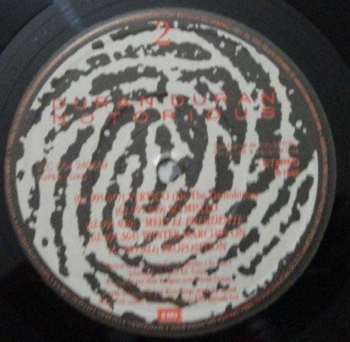 Duran Duran - Notorious | EMI (31C 064 240659) - 4