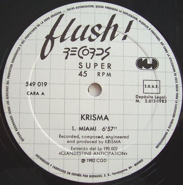Krisma - Miami - Vinilo | Flush! Records (549 019) - 3