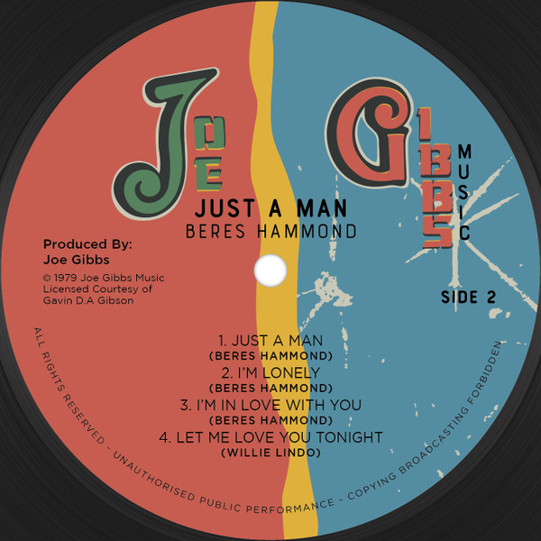 Beres Hammond - Just A Man | Joe Gibbs Music (JG ML 6000) - 3 Beres Hammond - Just A Man | Joe Gibbs Music (JG ML 6000) - 3