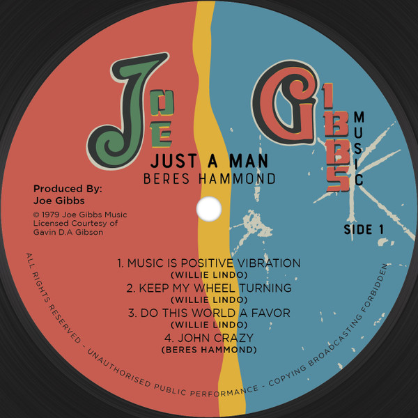 Beres Hammond - Just A Man | Joe Gibbs Music (JG ML 6000) - 2 Beres Hammond - Just A Man | Joe Gibbs Music (JG ML 6000) - 2