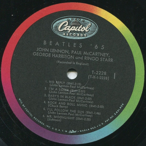 The Beatles - Beatles '65 | Capitol Records (T 2228) - 3 The Beatles - Beatles '65 | Capitol Records (T 2228) - 3