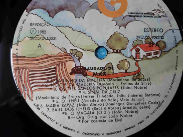 Maximiano De Sousa - Saudade | Valentim De Carvalho (3VCLPD 10.031) - 3