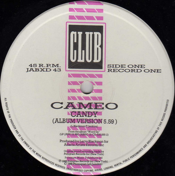 Cameo - Candy | Club (JABXD 43) - 2