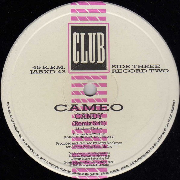 Cameo - Candy | Club (JABXD 43) - 4