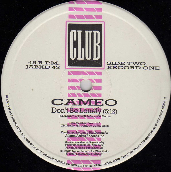 Cameo - Candy | Club (JABXD 43) - 3