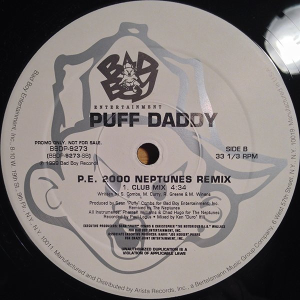 Puff Daddy - P.E. 2000 Neptunes Remix | Bad Boy Entertainment (BBDP-9273) - 2 Puff Daddy - P.E. 2000 Neptunes Remix | Bad Boy Entertainment (BBDP-9273) - 2