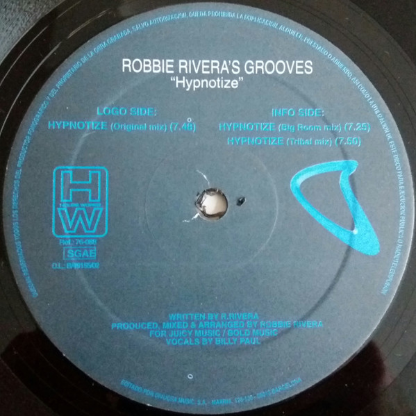 Robbie Rivera - Hypnotize | House Works (76-088) - 2