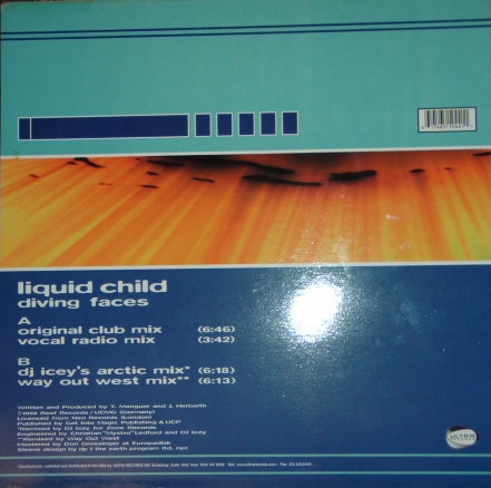 Liquid Child - Diving Faces | Ultra Records (UL 044-1) - 2 Liquid Child - Diving Faces | Ultra Records (UL 044-1) - 2