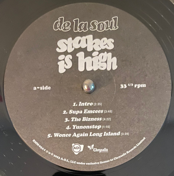 De La Soul - Stakes Is High | Chrysalis (RMM-054-1) - 2 De La Soul - Stakes Is High | Chrysalis (RMM-054-1) - 2