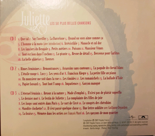 Juliette - Les 50 Plus Belles Chansons | Polydor (530 057-9) - 4