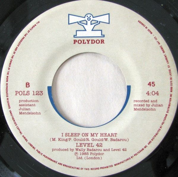Level 42 - Lessons In Love | Polydor (POLS 123) - 4