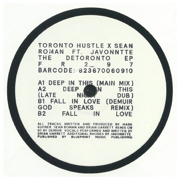 Toronto Hustle X Sean Roman Ft. Javonntte - The Detoronto EP | Freerange Records (FR297) - main Toronto Hustle X Sean Roman Ft. Javonntte - The Detoronto EP | Freerange Records (FR297) - main