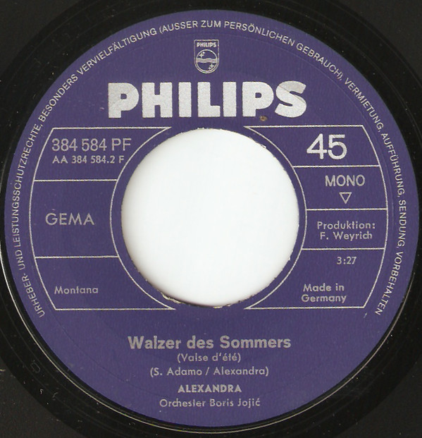 Alexandra - Schwarze Balalaika | Philips (384 584 PF)