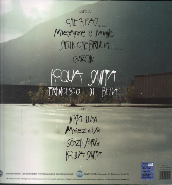 Francesco Di Bella - Acqua Santa | La Canzonetta Record (FDM 1560225) - 2 Francesco Di Bella - Acqua Santa | La Canzonetta Record (FDM 1560225) - 2