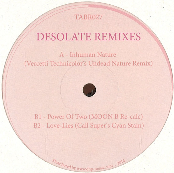 John Heckle - Desolate Remixes | Tabernacle Records (TABR027) - main John Heckle - Desolate Remixes | Tabernacle Records (TABR027) - main
