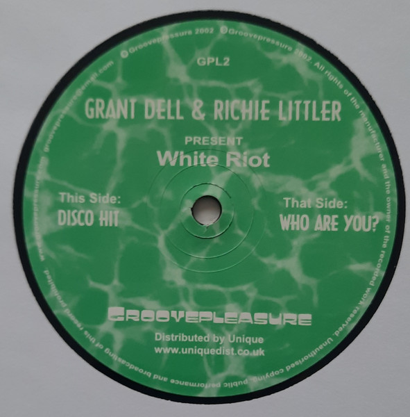 White Riot - Disco Hit / Who Are You? | Groove Pleasure (GPL2) - main