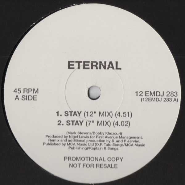Eternal - Stay | Not On Label (12EMDJ 283)