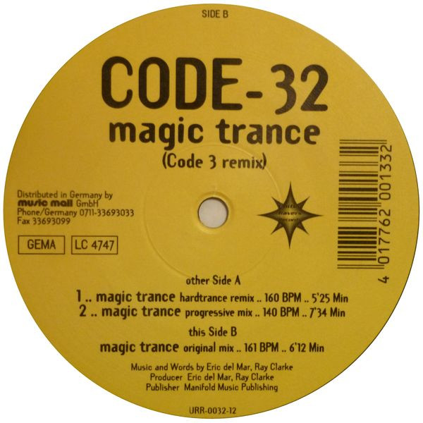 Code-32 - Magic Trance (Code 3 Remix) | United Ravers Records (URR 032)